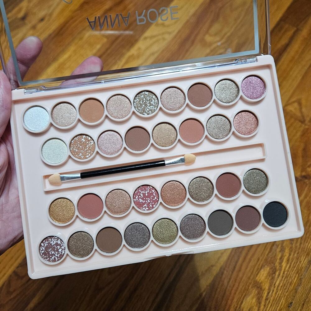 Anna Rose Sail Dream 34 Color Eyeshadow Palette Soft Glam Neutral New